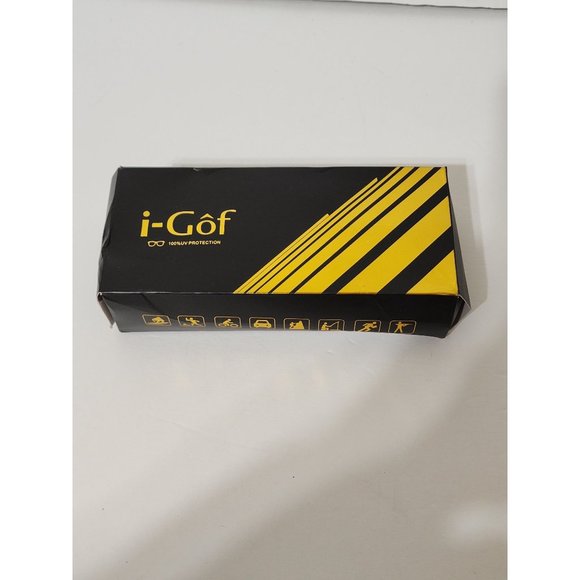 i-Gof Sunglasses 100% UV Protection Polarized Women's Black Brown Retro - Picture 8 of 9